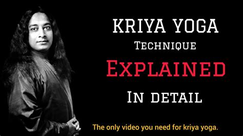 ag.krikya|kriya yoga technique explained.